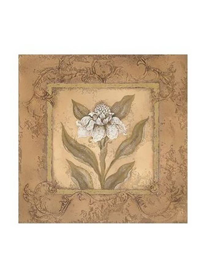 بوستر حائط للتزيين أبيض/بيج 15x15سم