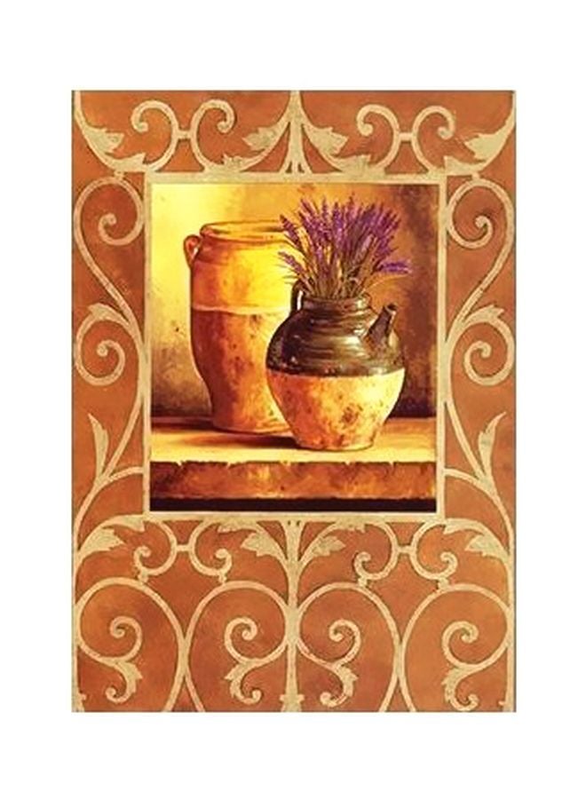 لوحة فنية لديكور الحائط بيج / الذهب 60x40سم