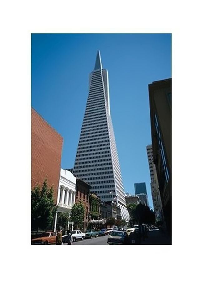 فوتو بلوك بوستر حائط للتزيين أزرق/أبيض/بني 34x24سم