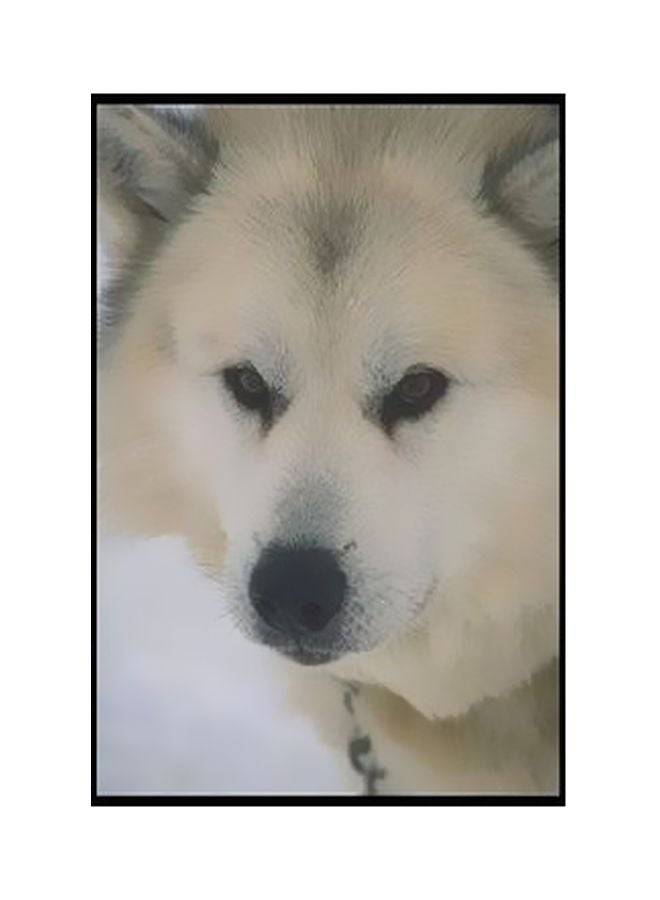 فوتو بلوك بوستر حائط للتزيين بيج/أبيض/ أسود 45x31سم