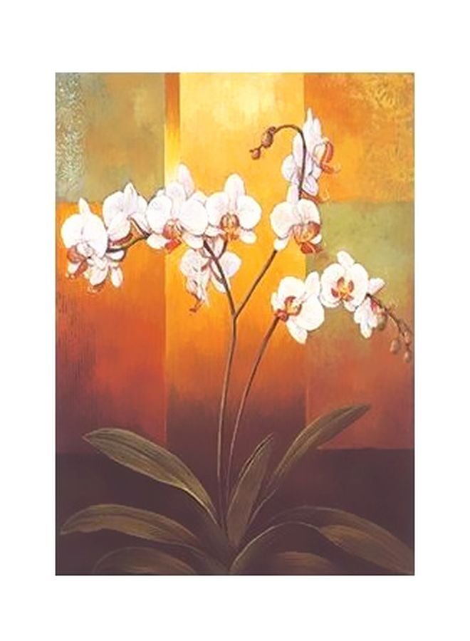 لوحة فنية لديكور الحائط بيج/أبيض/بني 24x18سم