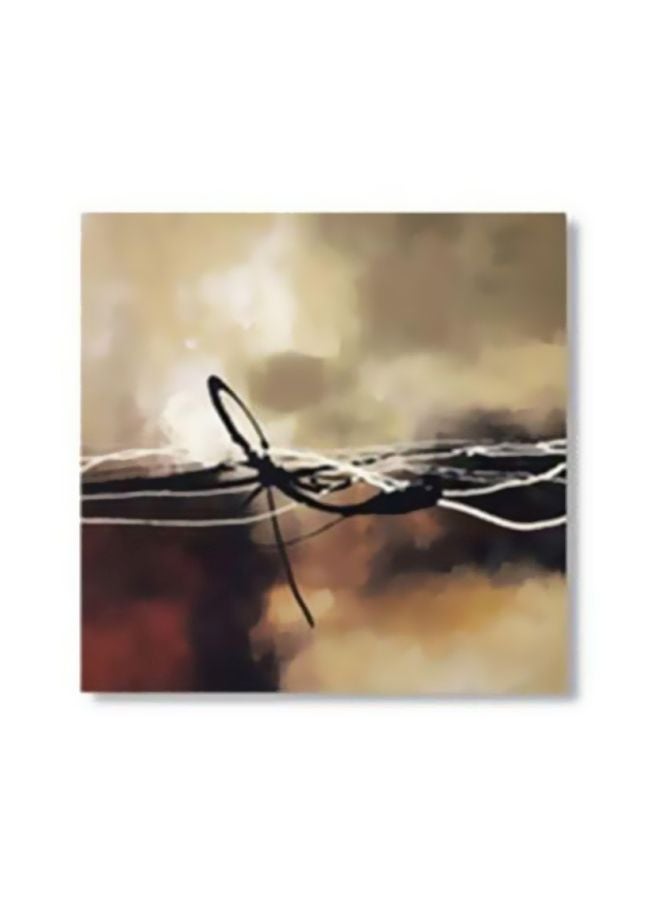 قاعدة إبريق شاي مزينة أخضر/أسود 34x34سم