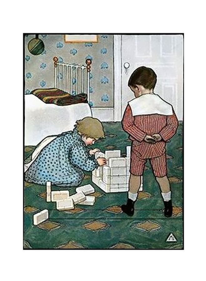 فوتو بلوك بوستر حائط للتزيين متعدد الألوان 60x40سم