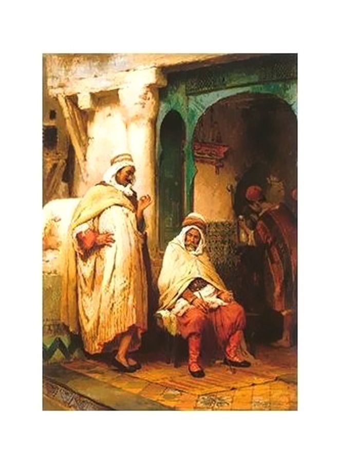 بوستر حائط للتزيين متعدد الألوان 34x24سم