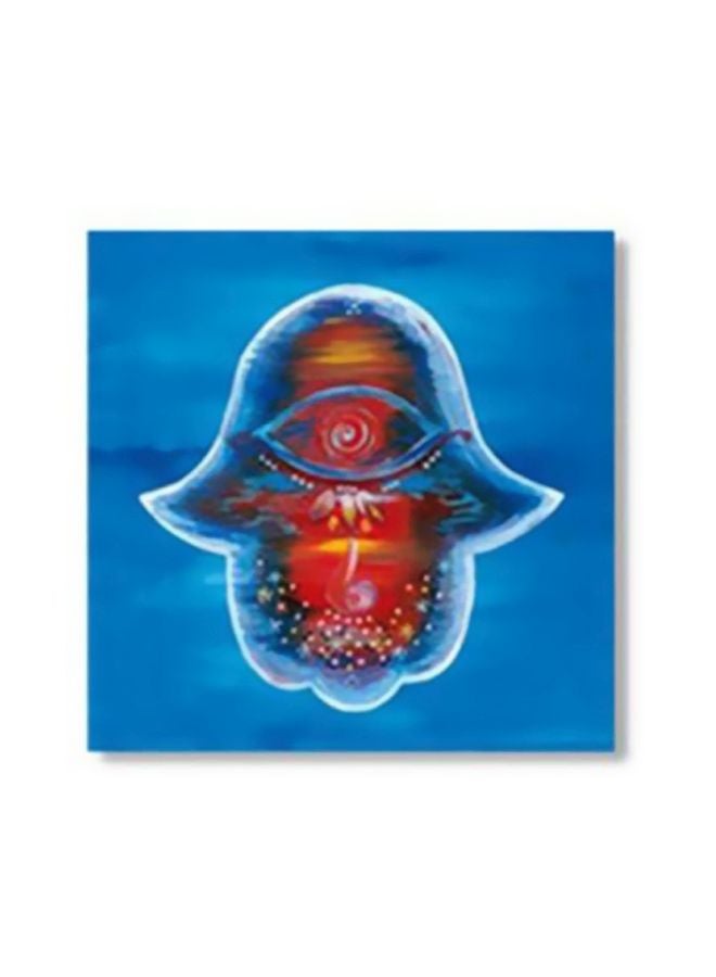 بوستر حائط للتزيين أزرق/أسود/أحمر 30x30سم