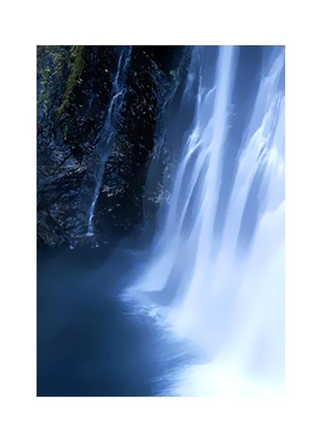 فوتو بلوك بوستر حائط للتزيين أزرق/ أبيض/أحمر 15x20سم