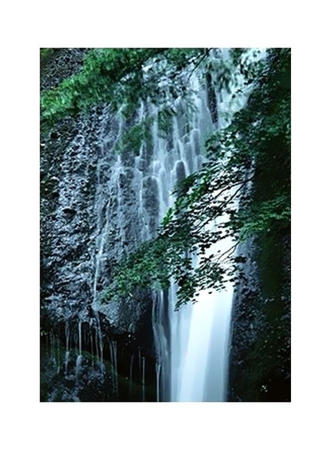 بوستر حائط للتزيين أخضر / أبيض / أسود 15x20سم