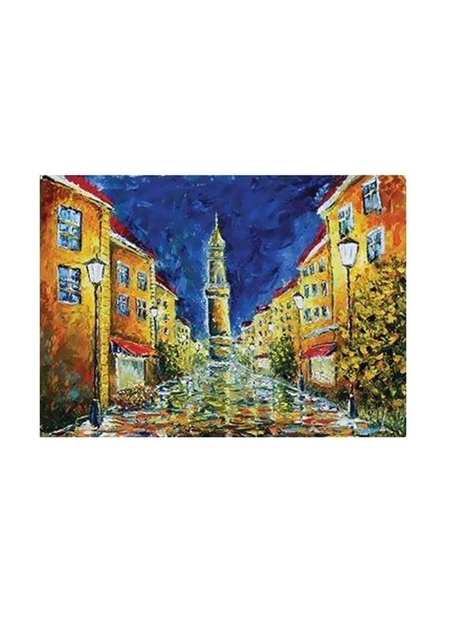 Decorative Wall Painting Multicolour 24x18cm