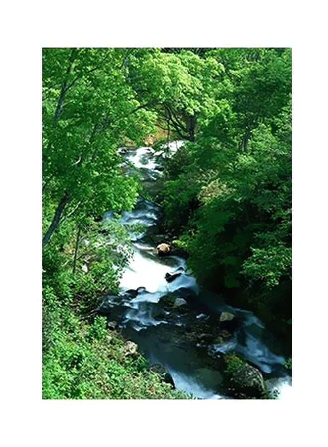 فوتو بلوك بوستر حائط للتزيين أخضر / أبيض / أسود 15x20سم