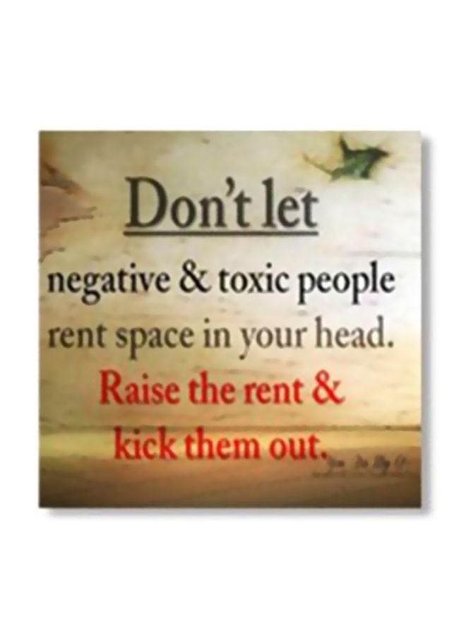 فوتو بلوك بوستر جداري للتزيين مع إطار أزرق/أحمر/بيج 20x20سم