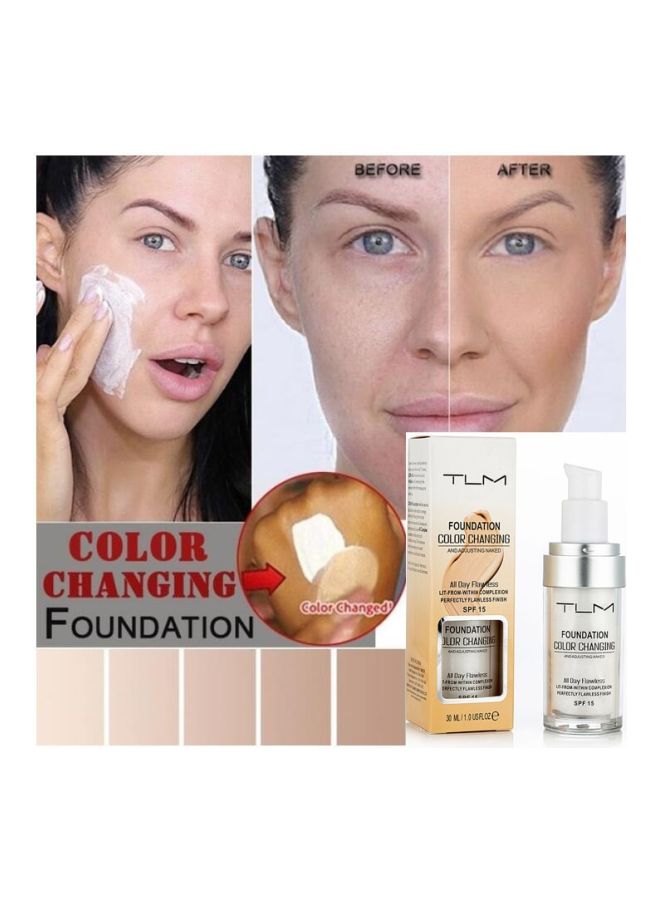 تي إل إم أساس لون متغير طوال اليوم بلمسة مثالية مع مركب مضيء من الداخل مع حماية SPF 15 - Image 2