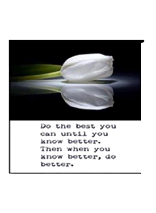 فوتو بلوك بوستر جداري للتزيين مع إطار أسود/ أخضر/ أبيض 20x20سم