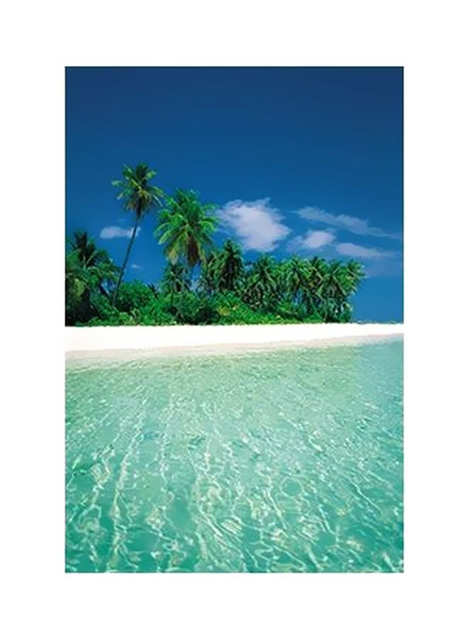 فوتو بلوك بوستر حائط للتزيين أزرق/أخضر/أبيض 15x20سم