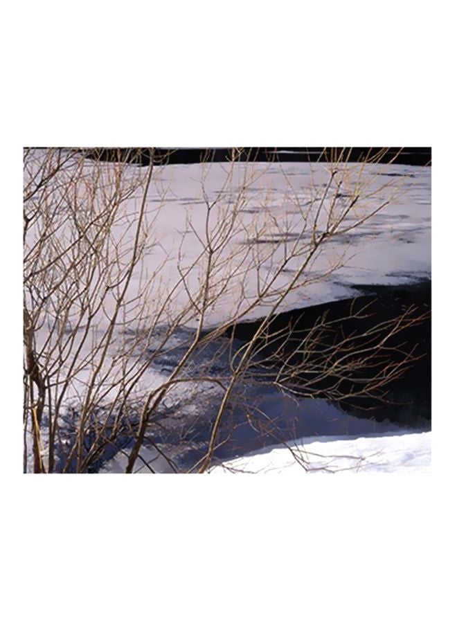 فوتو بلوك بوستر حائط للتزيين أبيض/رمادي 15x20سم