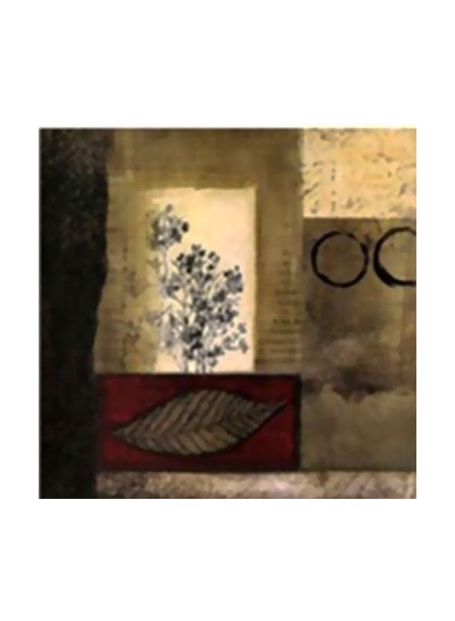 PHOTOBLOCK Decorative Wall Painting With Frame Black/Brown/Red 15x15cm