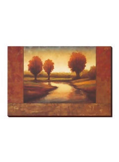 Decorative Wall Painting With Frame Multicolour 30x20cm