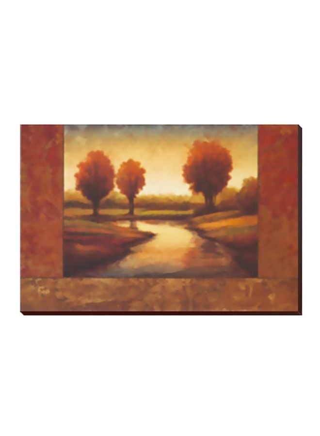 Photo Block Decorative Wall Painting With Frame Multicolour 30x20cm 