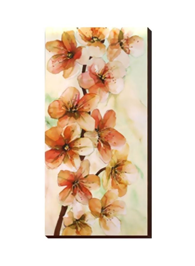 Photo Block Decorative Wall Painting With Frame Multicolour 14x45cm 