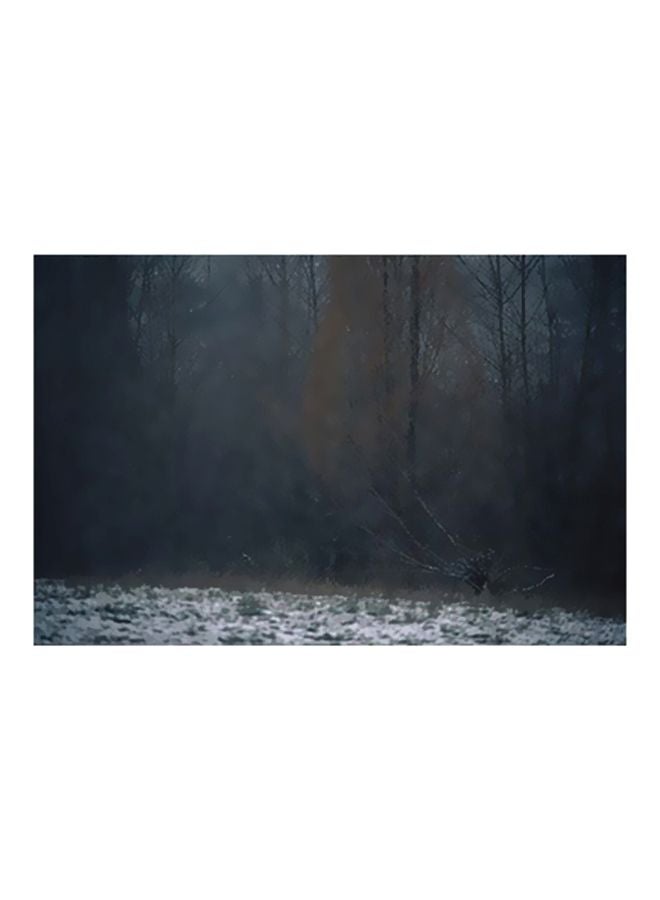 بوستر حائط للتزيين أبيض/بني/أزرق 15x20سم