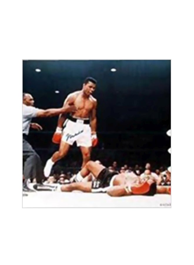 Decorative Wall Painting Beige/White/Black 24x24cm