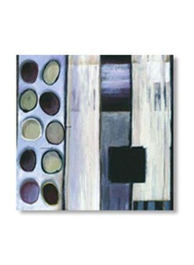 PHOTOBLOCK Decorative Wall Painting With Frame Blue/White/Black 30x30cm