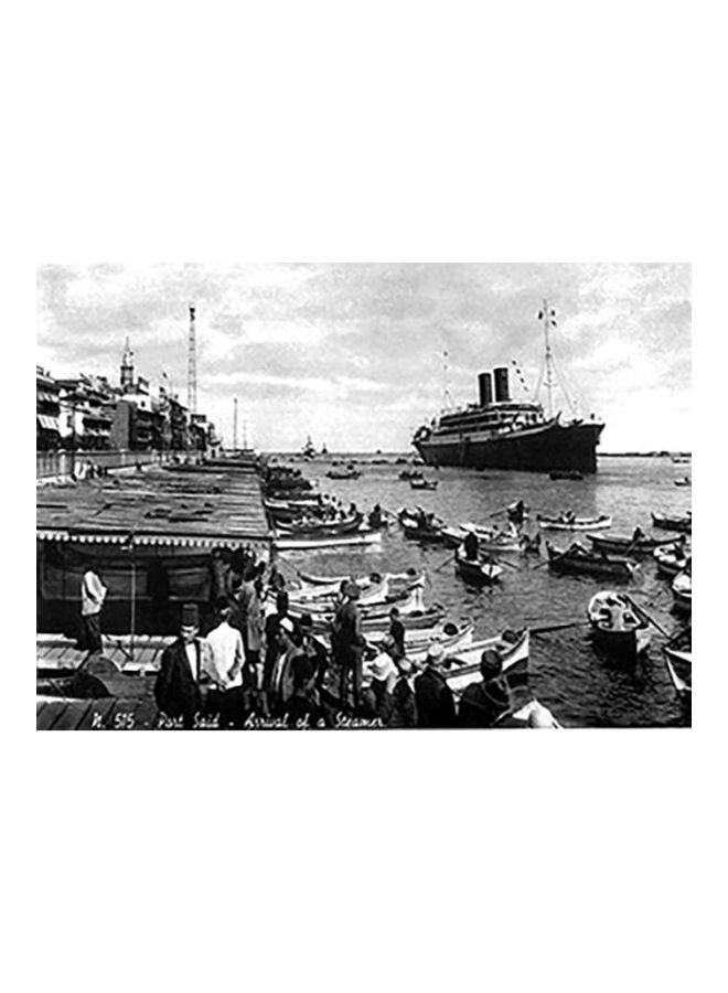 بوستر حائط للتزيين أسود/ أبيض 24x34سم