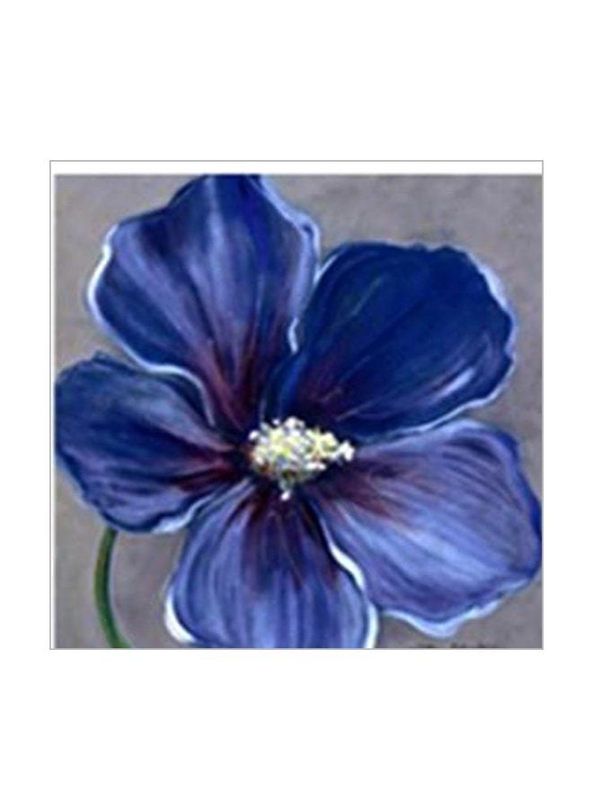 Decorative Wall Art With Frame Blue/Green 20x20cm