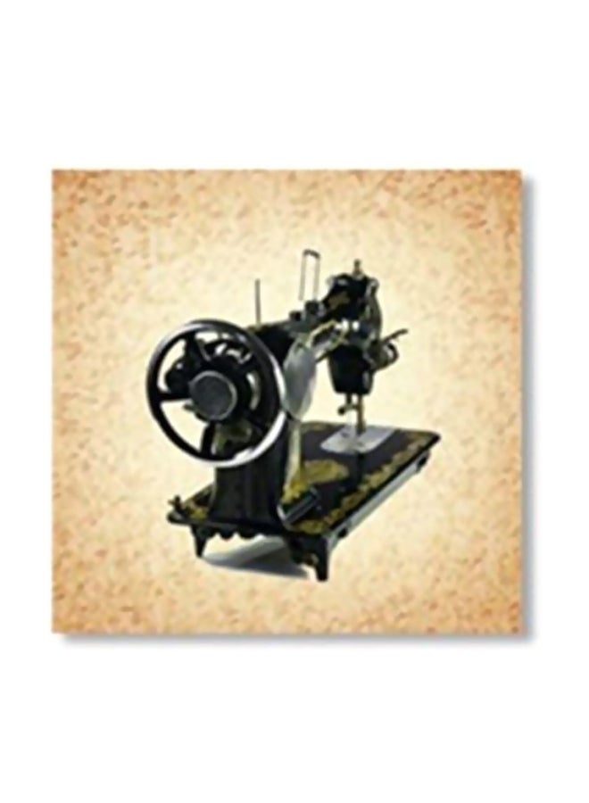 فوتو بلوك بوستر جداري للتزيين مع إطار بني/أسود/أخضر 20x20سم