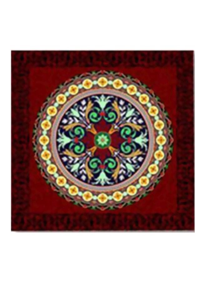 بوستر جداري للتزيين مع إطار أحمر / أخضر / أزرق 24x24سم