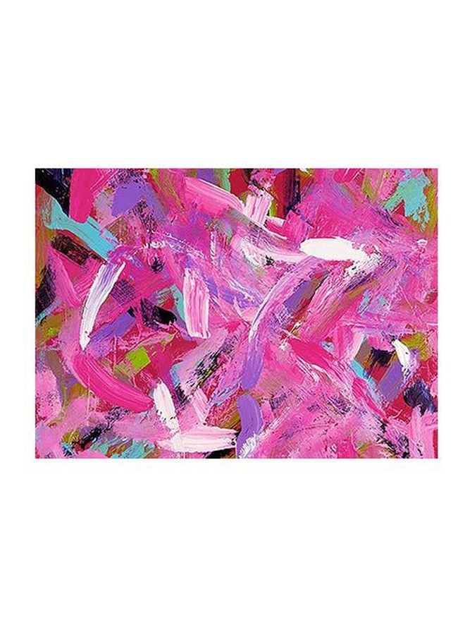 PHOTOBLOCK Decorative Wall Painting With Frame Pink/Blue/White 15x20cm