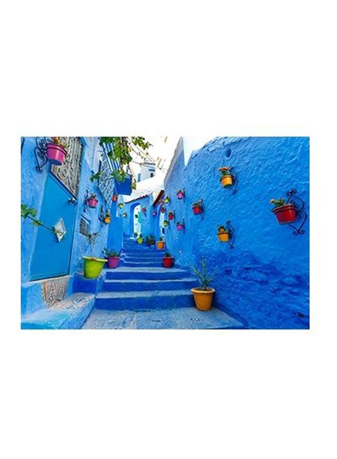 PHOTOBLOCK Decorative Wall Poster With Frame Blue/Yellow/Red 15x20cm