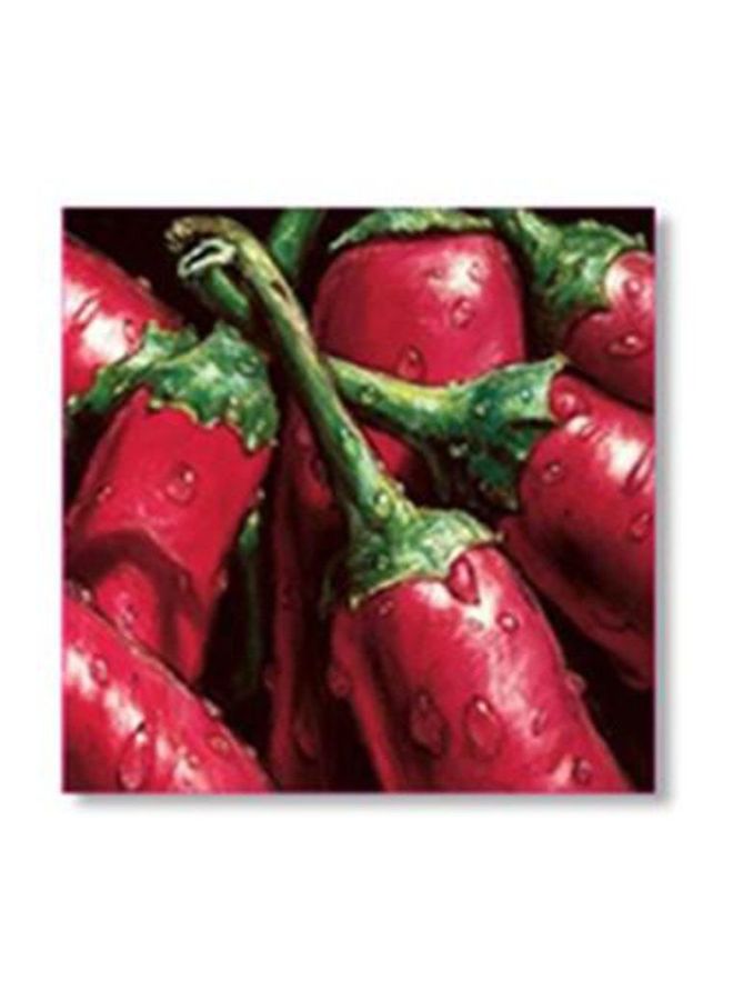 فوتو بلوك بوستر جداري للتزيين مع إطار أحمر / أسود / أخضر 24x24سم