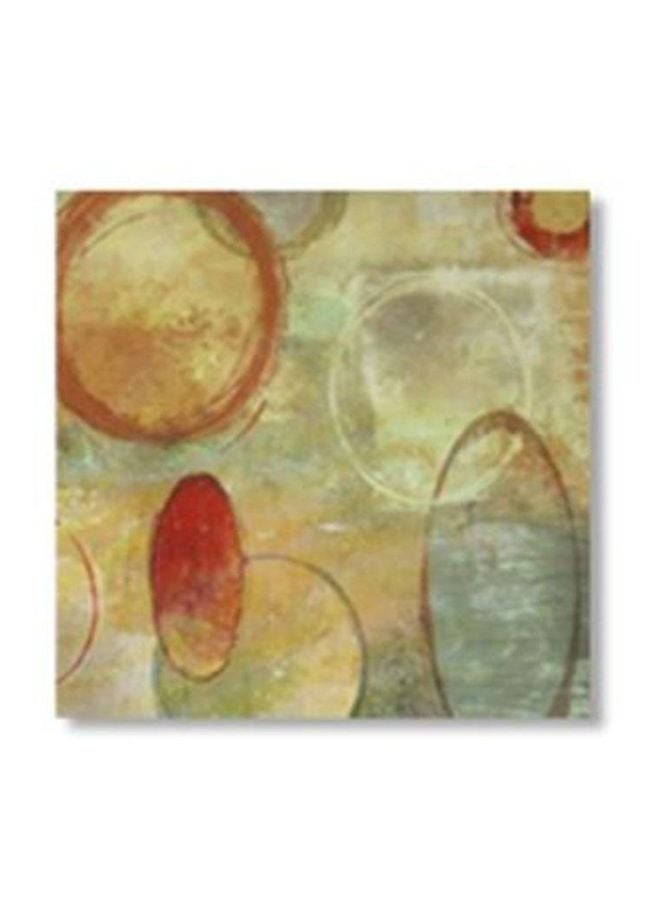 قاعدة إبريق شاي مزينة متعدد الألوان 15x15سم