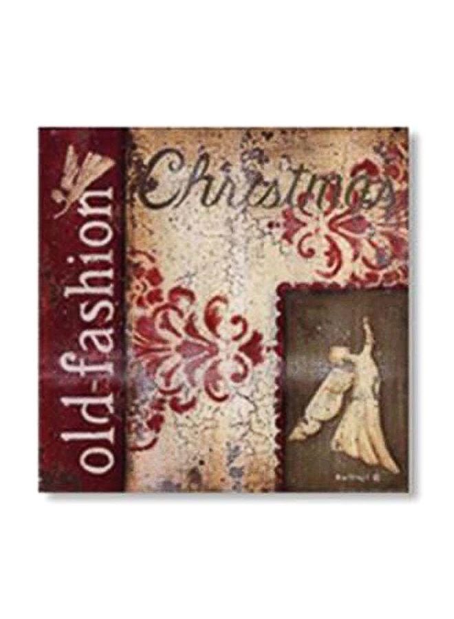 لوحة جدارية لتزيين الحائط مع إطار بيج/أحمر/بني 15x15سم