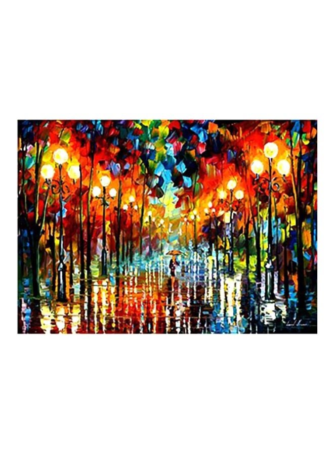 Decorative Wall Poster Red/Yellow/Blue 24x34cm