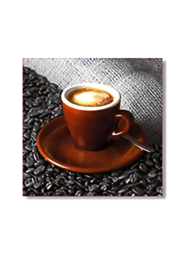 PHOTOBLOCK Decorative Wall Poster With Frame Black/White/Red 24x24cm