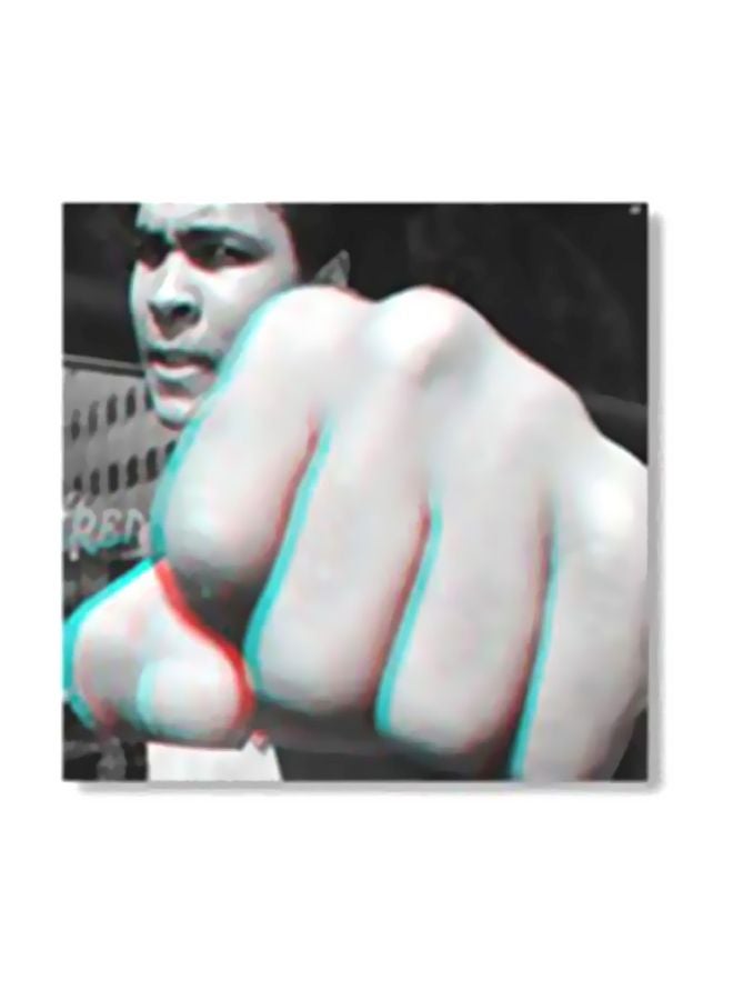 بوستر جداري للتزيين مع إطار متعدد الألوان 34x34سم