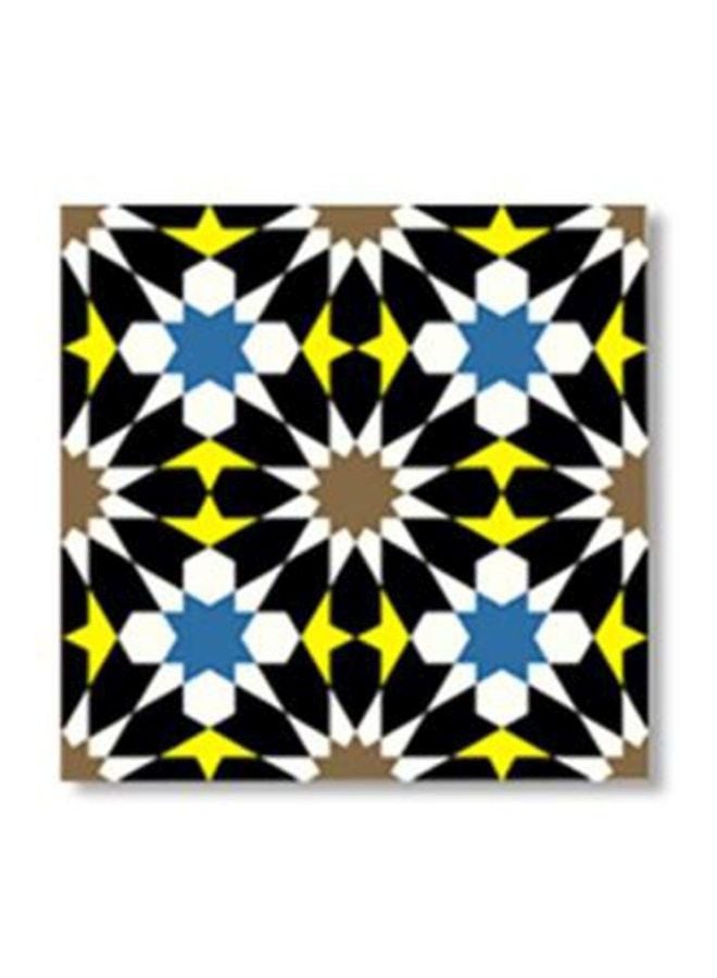 Decorative Wall Painting With Frame Multicolour 34x34cm