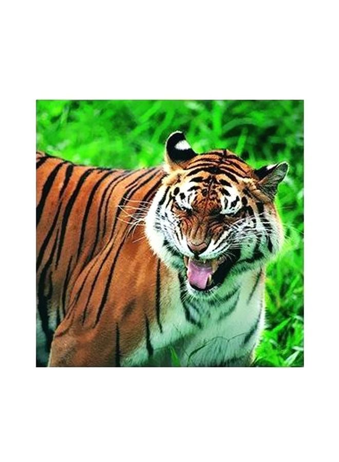 PHOTOBLOCK Decorative Wall Poster Brown/Green/Black 15x15cm 