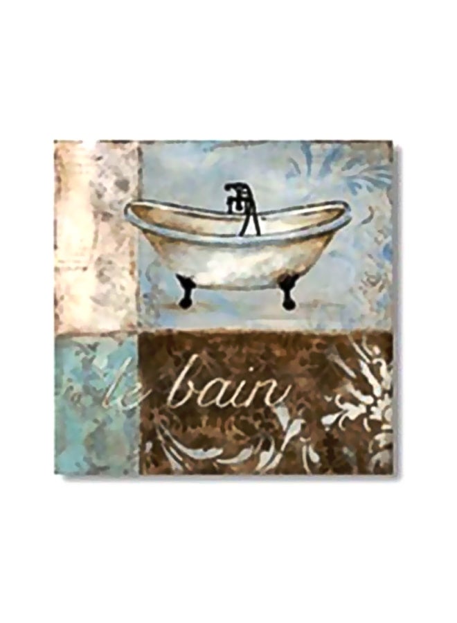 PHOTOBLOCK Decorative Wall Poster With Frame Blue/White/Beige 15x15cm