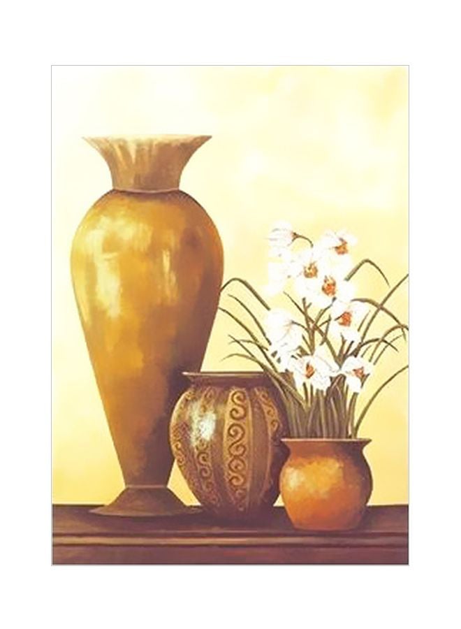 PHOTOBLOCK Decorative Wall Poster Beige/Gold/Brown 60x40cm