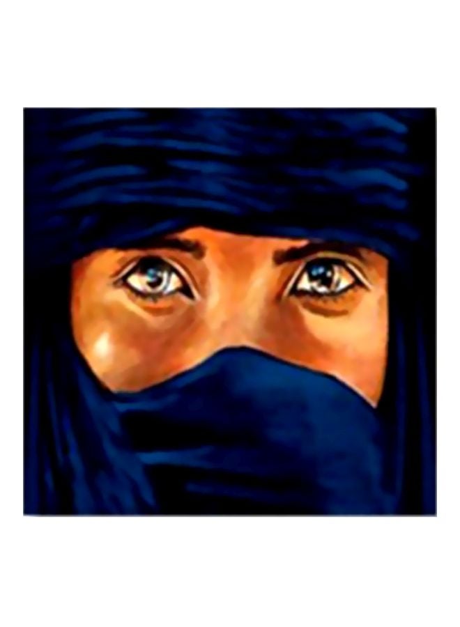 لوحة جدارية لتزيين الحائط مع إطار متعدد الألوان 15x15سم