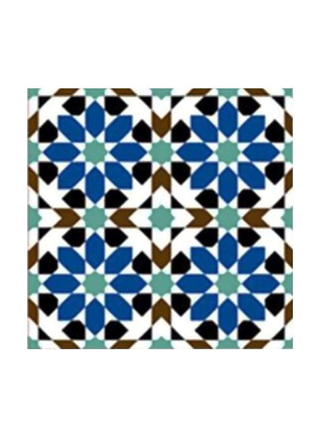 PHOTOBLOCK Decorative Wall Painting With Frame Blue/White/Black 24x24cm 
