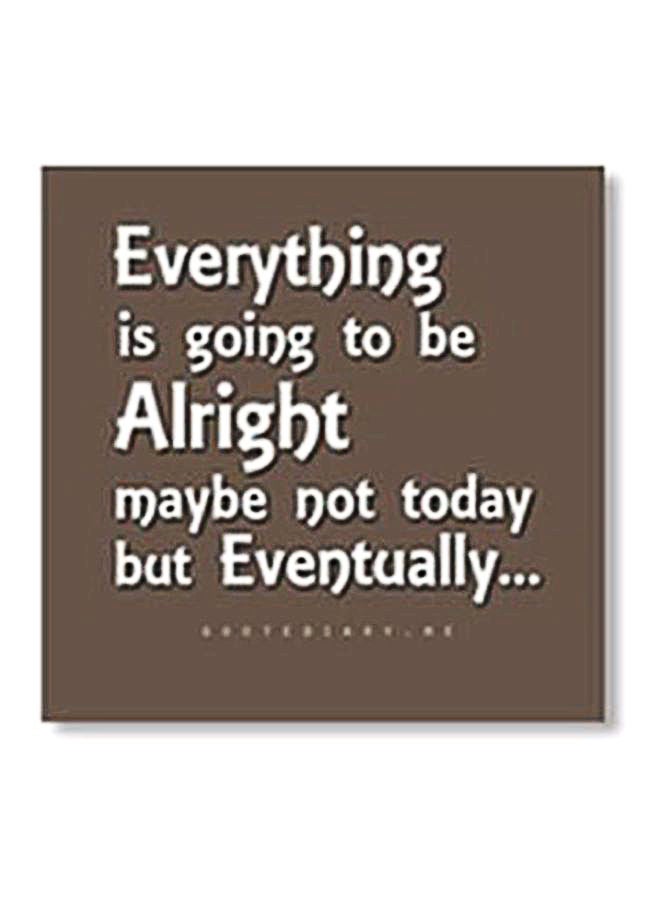 لوحة جدارية لتزيين الحائط مع إطار البني/الأبيض 30x30سم