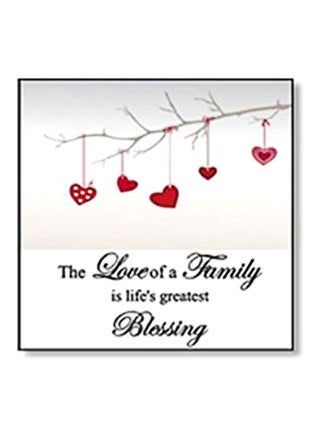 Decorative Wall Painting With Frame White/Black/Red 30x30cm - v1565952125/N29106359A_1