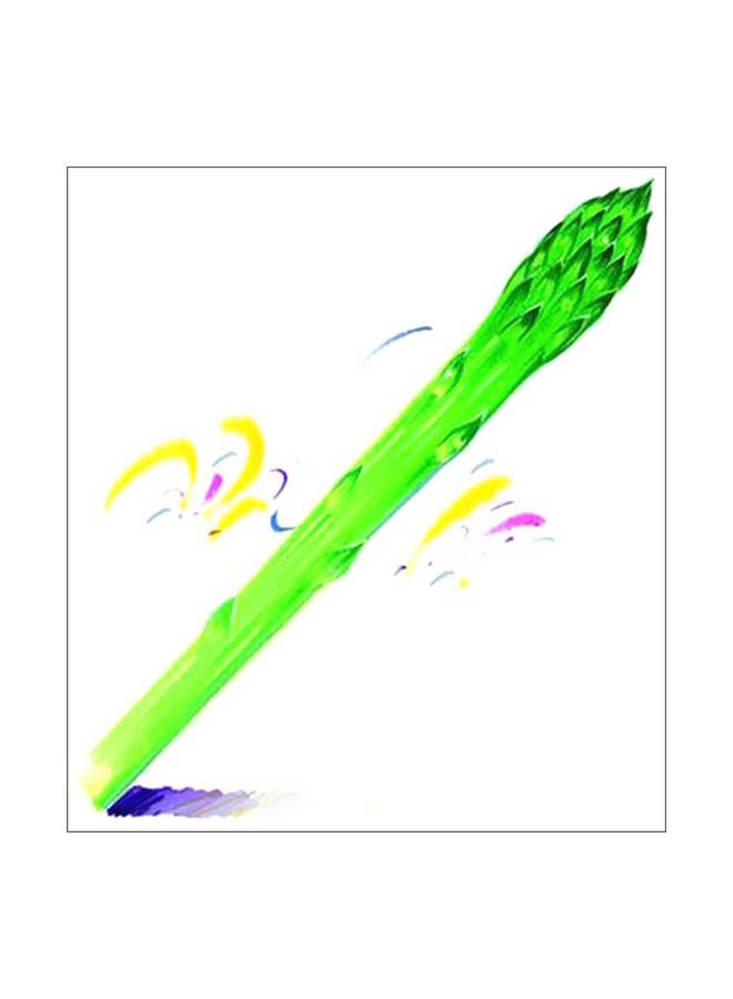 فوتو بلوك لوحة جدارية لتزيين الحائط مع إطار أخضر/أصفر 15x15سم