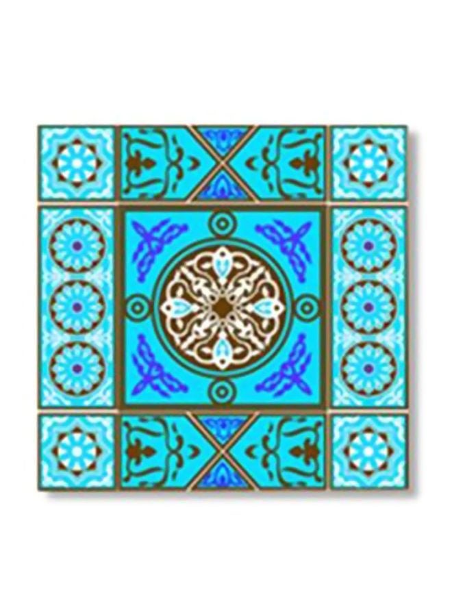 PHOTOBLOCK Decorative Wall Painting With Frame Blue/Brown/White 30x30cm 
