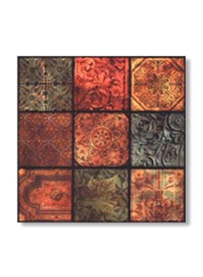 PHOTOBLOCK Decorative Wall Painting With Frame Brown/Grey/Red 34x34cm 