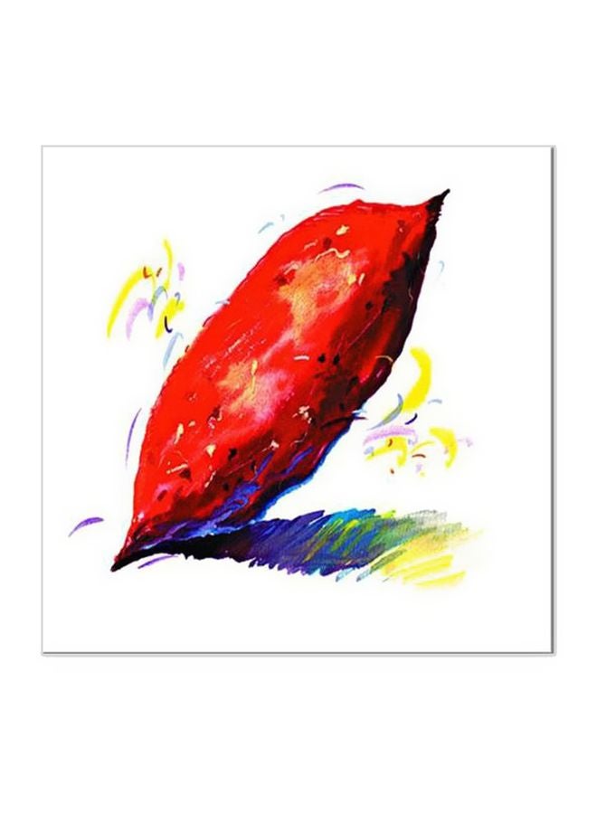 فوتو بلوك لوحة فنية لديكور الحائط أحمر/ بنفسجي 15x15سم 