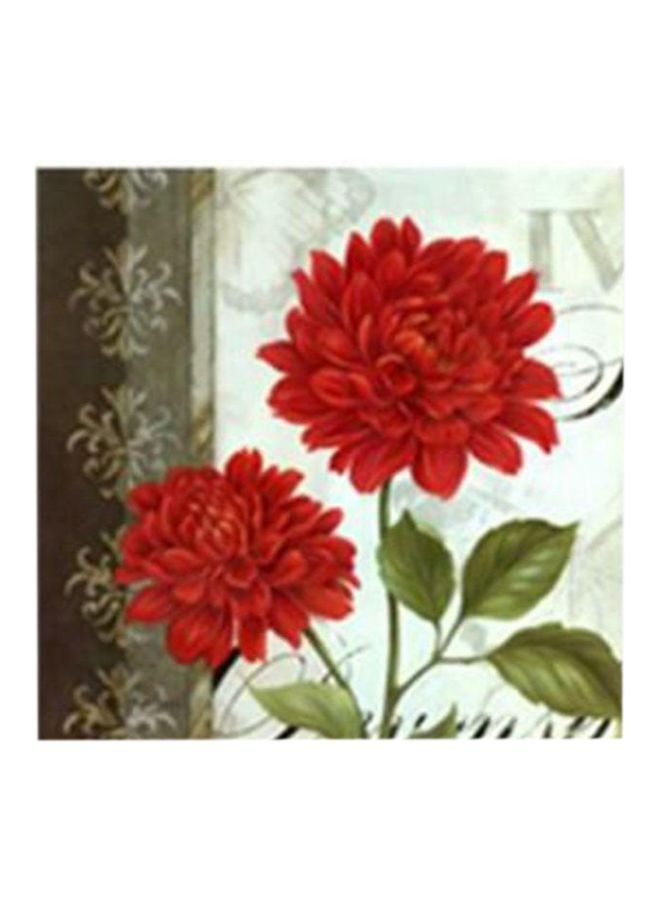 Decorative Wall Painting With Frame Multicolour 30x30cm